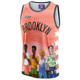 Coral Brooklyn Nets NBA & KidSuper Studios Unisex Hometown Jersey | NBA
