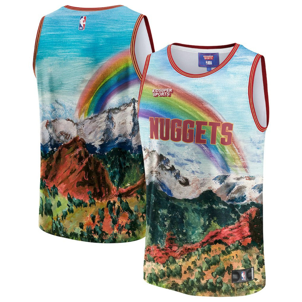 Blue Denver Nuggets NBA & KidSuper Studios Unisex Hometown Jersey sale | NBA