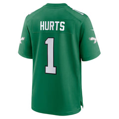 Philadelphia Eagles Jalen Hurts Alternate Game Player Jersey | NFL Discount