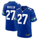 Seattle Seahawks Tariq Woolen Throwback Player Game Jersey | NFL Sale