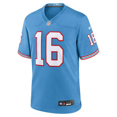 Tennessee Titans Treylon Burks Oilers Throwback Alternate Game Player Jersey | NFL Sale