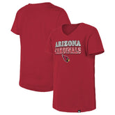 Arizona Cardinals Girls Youth Reverse Sequin V-Neck T-Shirt | NFL Hot