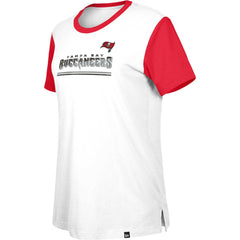 Tampa Bay Buccaneers Women's Third Down Colorblock T-Shirt | NFL Outlet