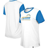 Los Angeles Chargers Women's Third Down Colorblock T-Shirt | NFL Hot