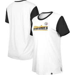Pittsburgh Steelers Women's Third Down Colorblock T-Shirt | NFL Outlet