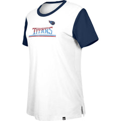 Tennessee Titans Women's Third Down Colorblock T-Shirt | NFL Hot
