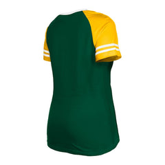 Green Bay Packers Women's Raglan Lace-Up T-Shirt | NFL Sale