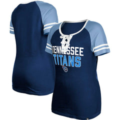 Tennessee Titans Women's Raglan Lace-Up T-Shirt | NFL On sale