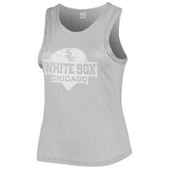 Chicago White Sox Soft as a Grape Women's Plus Size High Neck Tri-Blend Tank Top - MLB Tanks