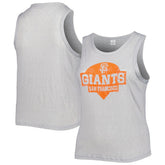 San Francisco Giants Soft as a Grape Women's Plus Size High Neck Tri-Blend Tank Top - MLB Tanks