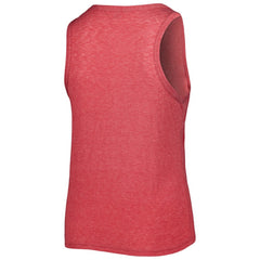 Texas Rangers Soft as a Grape Women's Plus Size High Neck Tri-Blend Tank Top - MLB Tanks