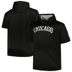 Chicago White Sox Profile Big & Tall Contrast Short Sleeve Pullover Hoodie - MLB Hoodies