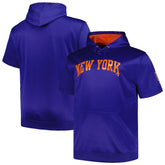 New York Mets Profile Big & Tall Contrast Short Sleeve Pullover Hoodie - MLB Hoodies