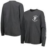 San Francisco Giants Soft as a Grape Women's Team Pigment Dye Long Sleeve T-Shirt - MLB T-shirts