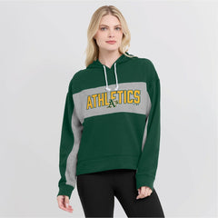 Athletics Fanatics Women's Filled Stat Sheet Pullover Hoodie - MLB Hoodies