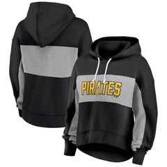 Pittsburgh Pirates Fanatics Women's Filled Stat Sheet Pullover Hoodie - MLB Hoodies