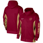 Wine Cleveland Cavaliers 2023/24 Authentic Showtime Full-Zip Hoodie sale | NBA