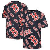 Boston Red Sox Stitches Youth Allover Team T-Shirt - MLB T-shirts