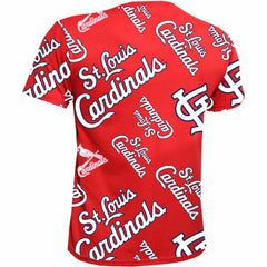 St. Louis Cardinals Stitches Youth Allover Team T-Shirt - MLB T-shirts