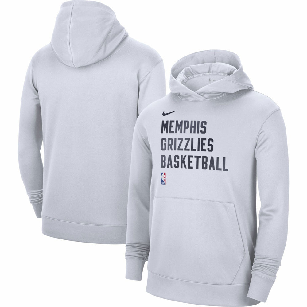 White Memphis Grizzlies Unisex 2023/24 Performance Spotlight On-Court Practice Pullover Hoodie | NBA