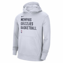 White Memphis Grizzlies Unisex 2023/24 Performance Spotlight On-Court Practice Pullover Hoodie | NBA