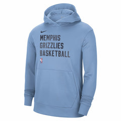Light Blue Memphis Grizzlies Unisex 2023/24 Performance Spotlight On-Court Practice Pullover Hoodie | NBA
