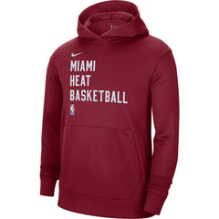 Red Miami Heat Unisex 2023/24 Performance Spotlight On-Court Practice Pullover Hoodie | NBA