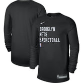 Black Brooklyn Nets Unisex 2023/24 Legend On-Court Practice Long Sleeve T-Shirt | NBA