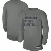Heather Gray Washington Wizards Unisex 2023/24 Legend On-Court Practice Long Sleeve T-Shirt | NBA