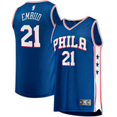 Royal Joel Embiid Philadelphia 76ers Big & Tall Fast Break Player Jersey | NBA