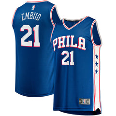 Royal Joel Embiid Philadelphia 76ers Big & Tall Fast Break Player Jersey | NBA