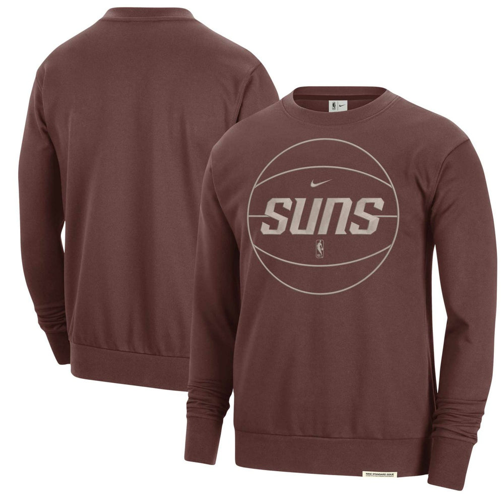 Garnet Phoenix Suns 2023/24 Authentic Standard Issue Travel Performance Pullover Sweatshirt | NBA