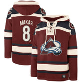 Cale Makar Colorado Avalanche '47 Player Name & Number Lacer Pullover Hoodie - NHL Hoodies