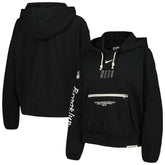 Black Brooklyn Nets Women's Courtside Standard Issue Performance Pullover Hoodie | NBA