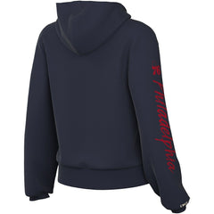 Navy Philadelphia 76ers Women's Courtside Standard Issue Performance Pullover Hoodie | NBA