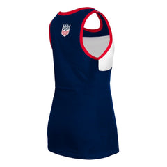 USWNT 5th & Ocean by New Era Women's Throwback Jersey Racer Tank Top