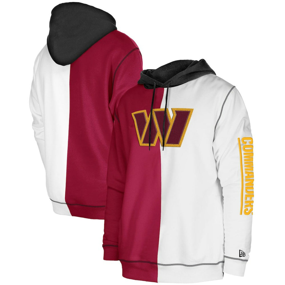 Washington Commanders Third Down Split Raglan Pullover Hoodie | NFL Sale