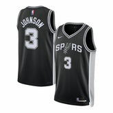 Black Keldon Johnson San Antonio Spurs Unisex Swingman Jersey | NBA