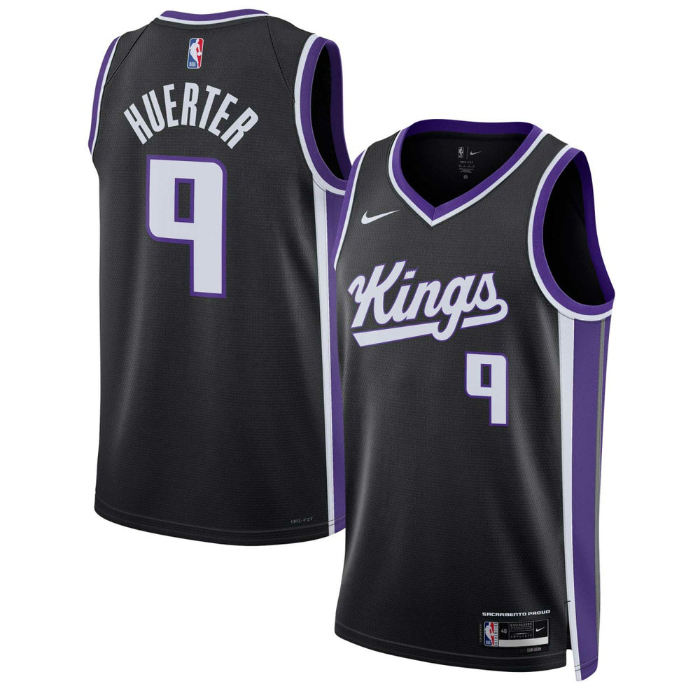 Black Kevin Huerter Sacramento Kings Unisex Swingman Jersey | NBA