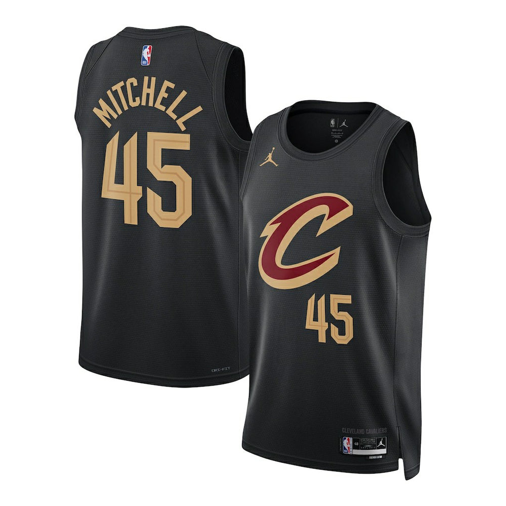 Black Donovan Mitchell Cleveland Cavaliers Jordan Brand Unisex Swingman Jersey sale | NBA