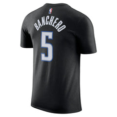 Black Paolo Banchero Orlando Magic Icon 2022/23 Name & Number T-Shirt | NBA