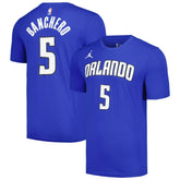 Blue Paolo Banchero Orlando Magic Jordan Brand 2022/23 Statement Edition Name & Number T-Shirt | NBA