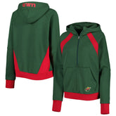 Minnesota Wild Starter Women's Wishbone Half-Zip Hoodie - NHL Hoodies