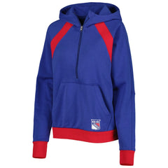 New York Rangers Starter Women's Wishbone Half-Zip Hoodie - NHL Hoodies