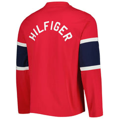 Washington Capitals Tommy Hilfiger Walter Lace-Up Long Sleeve Top - NHL