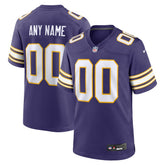 Minnesota Vikings Classic Custom Game Jersey | NFL Online