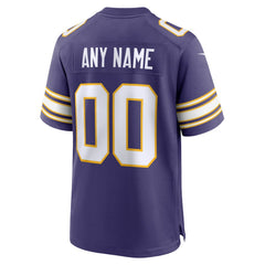 Minnesota Vikings Classic Custom Game Jersey | NFL Online