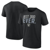 Las Vegas Raiders Best Dad Ever Team T-Shirt | NFL Hot