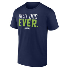 Seattle Seahawks Best Dad Ever Team T-Shirt | NFL Outlet