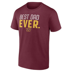 Washington Commanders Best Dad Ever Team T-Shirt | NFL Hot